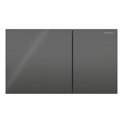 Geberit Sigma 70 Drückerplatte, 2-Mengen-Spülung Square Breite 25cm, Glas, Schwarz... GEBERIT-115622SJ1 4025410762092 (Abb. 1)