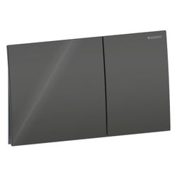 Geberit Drückerplatte Sigma70, 2-Mengen-Spülung Square Breite 25cm, Glas, Schwarz... GEBERIT-115622SJ1 4025410762092 (Abb. 1)