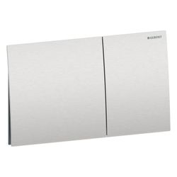 Geberit Drückerplatte Sigma70, 2-Mengen-Spülung Square Breite 25cm, Edelstahl gebürs... GEBERIT-115622FW1 4025410762320 (Abb. 1)