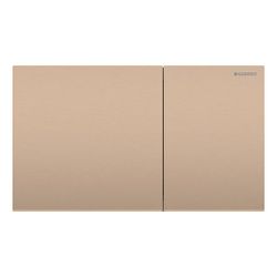 Geberit Sigma 70 Drückerplatte, 2-Mengen-Spülung Square Breite 25cm, Rotgold gebürst... GEBERIT-115622QB1 4025410762337 (Abb. 1)