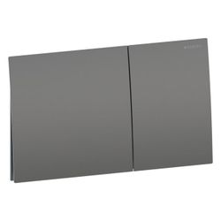 Geberit Drückerplatte Sigma70, 2-Mengen-Spülung Square Breite 25cm, Schwarzchrom geb... GEBERIT-115622QD1 4025410762344 (Abb. 1)