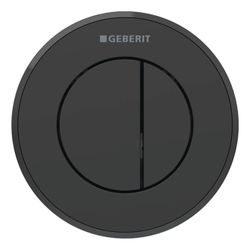 Geberit Typ 10 Fernbetätigung pneumatisch, 2-Mengen-Spülung, Unterputz-Drücker/Matts... GEBERIT-116055161 4025410740793 (Abb. 1)