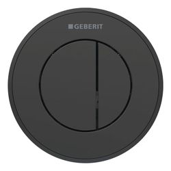 Geberit Typ 10 Fernbetätigung pneumatisch, 2-Mengen-Spülung, Unterputz-Drücker/Schwa... GEBERIT-116055DW1 4025410741110 (Abb. 1)
