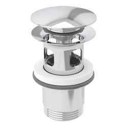 Geberit Ablaufventil mit Druckbetätigung, Hochglanz verchromt... GEBERIT-152076211 4025410698629 (Abb. 1)