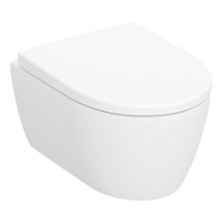 Geberit iCon Set Wand-WC Tiefspüler verkürzte Ausladung geschlossenes Keramikdesign ... GEBERIT-502381JT1 4025410071811 (Abb. 1)