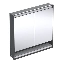 Geberit ONE Spiegelschrank mit Nische und ComfortLight, 2 Türen, UP-Montage, H 90cm ... GEBERIT-505823007 4025410077370 (Abb. 1)