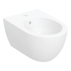 Geberit Acanto Wandbidet, geschlossenes Keramikdesign mit Überlauf, 53cm, Weiß... GEBERIT-502825001 4025410071699 (Abb. 1)