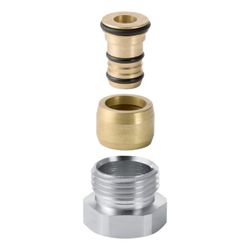 Geberit Mepla Anschlussverschraubung mit Aussengewinde d16-G 1/2" Danfoss... GEBERIT-641513001 4025416128267 (Abb. 1)