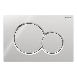 Geberit Sigma 01 Drückerplatte, 2-Mengen-Spülung, Hochglanz verchromt... GEBERIT-115770215 4025410035172 (Abb. 1)