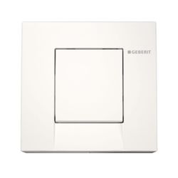 Geberit Bolero Drückerplatte für Urinalsteuerung mit pneumatischer Spülauslösung, Al... GEBERIT-241912111 4025416940906 (Abb. 1)
