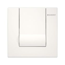 Geberit Tango Drückerplatte für Urinalsteuerung mit pneumatischer Spülauslösung, Alp... GEBERIT-241914111 4025416940944 (Abb. 1)