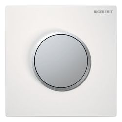 Geberit Typ 10 Drückerplatte für Urinalsteuerung mit pneumatischer Spülauslösung, Ro... GEBERIT-241915KL1 4025416941002 (Abb. 1)