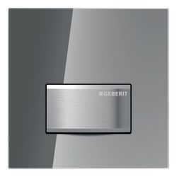 Geberit Typ 50 Drückerplatte für Urinalsteuerung mit pneumatischer Spülauslösung, Sq... GEBERIT-241916SD1 4025416941071 (Abb. 1)