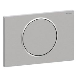 Geberit Drückerplatte Sigma10, für Spül-Stopp-Spülung gebürstet pliert, Easy to Clea... GEBERIT-115758SN5 4025416198505 (Abb. 1)