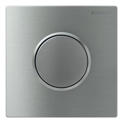 Geberit Typ 10 Drückerplatte für Urinalsteuerung mit pneumatischer Spülauslösung, Ro... GEBERIT-241915SN1 4025416848844 (Abb. 1)