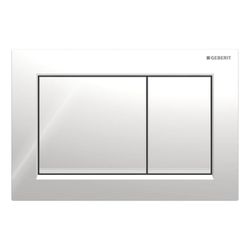 Geberit Omega 20 (ex Omega 30) Drückerplatte, 2-Mengen-Spülung Hochglanz verchromt, ... GEBERIT-115080KH1 4025416301073 (Abb. 1)