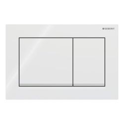 Geberit Omega 20 (ex Omega 30) Drückerplatte, 2-Mengen-Spülung Weiß, Hochglanz verch... GEBERIT-115080KJ1 4025416301240 (Abb. 1)