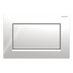 Geberit Sigma 10 (ex Sigma 30) Drückerplatte/Spül-Stopp-Spülung, Hochglanz verchromt... GEBERIT-115893KY1 4025416516798 (Abb. 1)