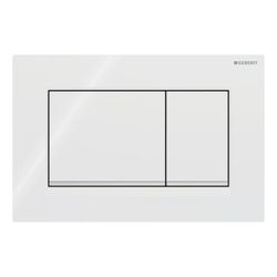 Geberit Sigma 20 (ex Sigma 30) Drückerplatte mit 2-Mengen-Spülung, Weiß, Hochglanz v... GEBERIT-115883KJ1 4025416516750 (Abb. 1)