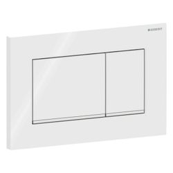 Geberit Drückerplatte Sigma20 mit 2-Mengen-Spülung, Weiß, Hochglanz verchromt, 11588... GEBERIT-115883KJ1 4025416516750 (Abb. 1)