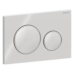 Geberit Drückerplatte Sigma20 mit 2-Mengen-Spülung, Hochglanz verchromt, Mattverchro... GEBERIT-115882KH1 4025416544555 (Abb. 1)