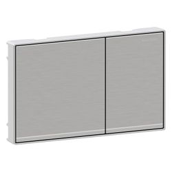 Geberit Sigma 60 Drückerplatte, 2-Mengen-Spülung, Square, flächenbündig verchromt/ge... GEBERIT-115640GH1 4025416546788 (Abb. 1)