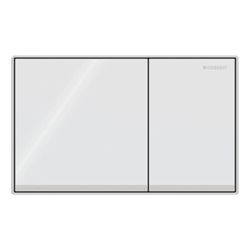 Geberit Sigma 60 Drückerplatte, 2-Mengen-Spülung, Square, flächenbündig Weiß, verspi... GEBERIT-115640SI1 4025416546818 (Abb. 1)