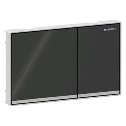 Geberit Sigma 60 Drückerplatte, 2-Mengen-Spülung, Square, flächenbündig Schwarz, ver... GEBERIT-115640SJ1 4025416546917 (Abb. 1)