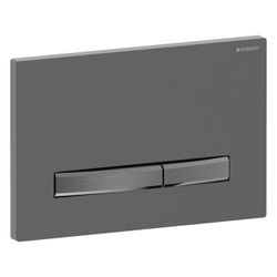 Geberit Drückerplatte Sigma50, 2-Mengen-Spülung, Square, Easy to Clean, Metallfarbe ... GEBERIT-115671QD2 4025410069948 (Abb. 1)