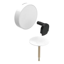 Geberit Split Fertigbauset 52mm, für Badewannenablauf mit Drehbetätigung, Zulauf, Al... GEBERIT-150481111 4025410078889 (Abb. 1)