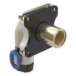 Geberit FlowFit Bogenwanddurchführung 90 Grad d 20mm, Rp 1/2″... GEBERIT-620804001 4025410705839 (Abb. 1)