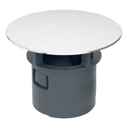 Geberit Ventilabdeckung für Ablaufventil mit freiem Auslauf, Hochglanz verchromt... GEBERIT-241993211 4025416736790 (Abb. 1)