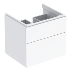 Geberit Xeno2 Unterschrank für Waschtisch, 2 Schubladen, 58x53x46,2cm, Weiß lackiert... GEBERIT-500506011 4025416611660 (Abb. 1)