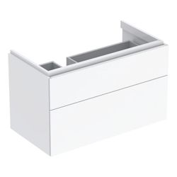 Geberit Xeno2 Unterschrank für Waschtisch Ablagefläche 2 Schubladen 88x53x462cm Weiß... GEBERIT-500515011 4025416610144 (Abb. 1)