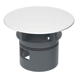 Geberit Ventilabdeckung für Ablaufventil mit freiem Auslauf aus Kunststoff, Mattverc... GEBERIT-241993461 4025416736820 (Abb. 1)