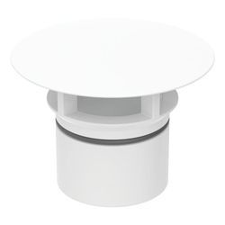 Geberit Ventilabdeckung für Ablaufventil mit freiem Auslauf aus Kunststoff, Alpinwei... GEBERIT-241993111 4025416737155 (Abb. 1)