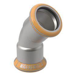 Geberit Mapress Therm Bogen 45 Grad, d 108mm... GEBERIT-42811 4025410096920 (Abb. 1)