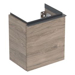 Geberit iCon Unterschrank für Handwaschbecken 1 Tür 38x415cm Tür links Nussbaum hick... GEBERIT-502301JR1 4025410942241 (Abb. 1)