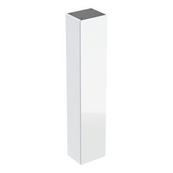 Geberit Hochschrank mit einer Tür 36x180x29,1cm, Weiß hochglänzend/Glas, Weiß... GEBERIT-502316012 4025410126405 (Abb. 1)