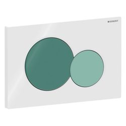 Geberit Drückerplatte Sigma01, 2-Mengen-Spülung, rund, für Bambini, Waldgrün... GEBERIT-115770795 4064746001543 (Abb. 1)