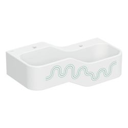 Geberit Bambini Spiel-/Waschlandschaft, 2 Waschplätze, tieferes Becken rechts B 90cm... GEBERIT-502974791 4064746000423 (Abb. 1)