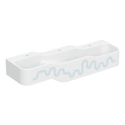 Geberit Bambini Spiel-/Waschlandschaft, 3 Waschplätze, tieferes Becken rechts B 140c... GEBERIT-502976SX1 4064746000751 (Abb. 1)