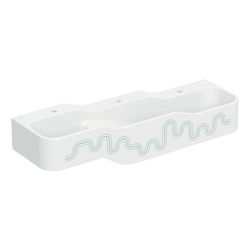 Geberit Bambini Spiel-/Waschlandschaft, 3 Waschplätze, tieferes Becken rechts B 140c... GEBERIT-502976791 4064746000775 (Abb. 1)