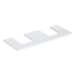 Geberit ONE Waschtischplatte Ausschnitt 2-fach, für Aufsatzwaschtisch Schalenform, 1... GEBERIT-505335001 4025410937803 (Abb. 1)