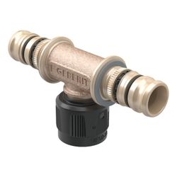 Geberit Mepla Übergangs-T-Stück mit MasterFix, Durchgang, d 26mm, RpMF 1/2″, d1 26mm... GEBERIT-623452005 4025416222262 (Abb. 1)