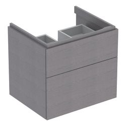 Geberit Xeno2 Unterschrank für Waschtisch, 2 Schubladen, 58x53x46,2cm, sculturagrau/... GEBERIT-500506431 4025416611677 (Abb. 1)