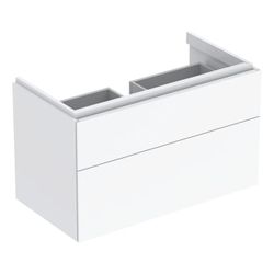 Geberit Xeno2 Unterschrank für Waschtisch, 2 Schubladen, 88x53x46,2cm, Weiß lackiert... GEBERIT-500509011 4025416611745 (Abb. 1)