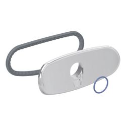 Geberit Blende mit Dichtungssatz für Geberit AquaClean8000, Hochglanz verchromt... GEBERIT-250095211 4025416087007 (Abb. 1)