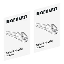 Geberit Set Aufkleber für Geberit FlowFit Handpresswerkzeug Außendurchmesser 16/20/2... GEBERIT-969984001 4025410627896 (Abb. 1)