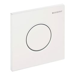 Geberit Typ 01 Drückerplatte für Urinalsteuerung mit pneumatischer Spülauslösung Rou... GEBERIT-242811461 4025416167419 (Abb. 1)